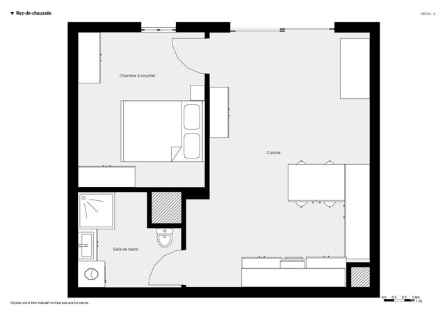 Appartement F2 à vendre - 2 pièces - 43,23 m2 - Marin - 74 - RHONE-ALPES