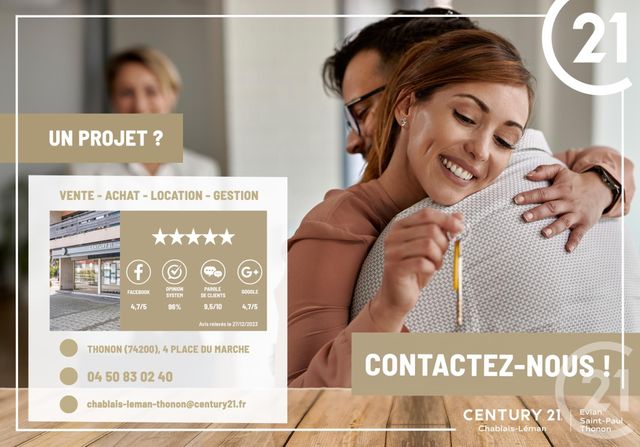 Terrain à vendre - 409 m2 - Allinges - 74 - RHONE-ALPES