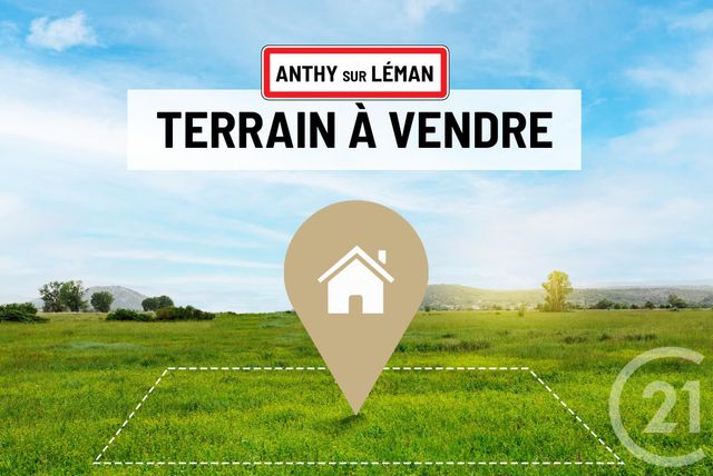Terrain à vendre - 450 m2 - Anthy Sur Leman - 74 - RHONE-ALPES