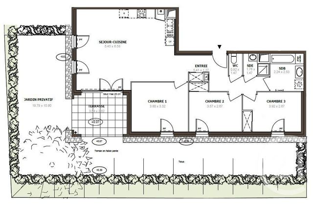 Appartement F1 à vendre - 1 pièce - 39,10 m2 - Thonon Les Bains - 74 - RHONE-ALPES