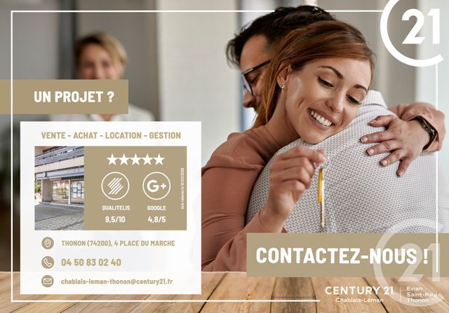 Maison &agrave; vendre - 5 pi&egrave;ces - 99,13 m2 - Thonon Les Bains - 74 - RHONE-ALPES