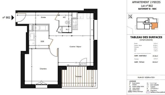 Appartement F2 à vendre - 2 pièces - 47,35 m2 - Abondance - 74 - RHONE-ALPES