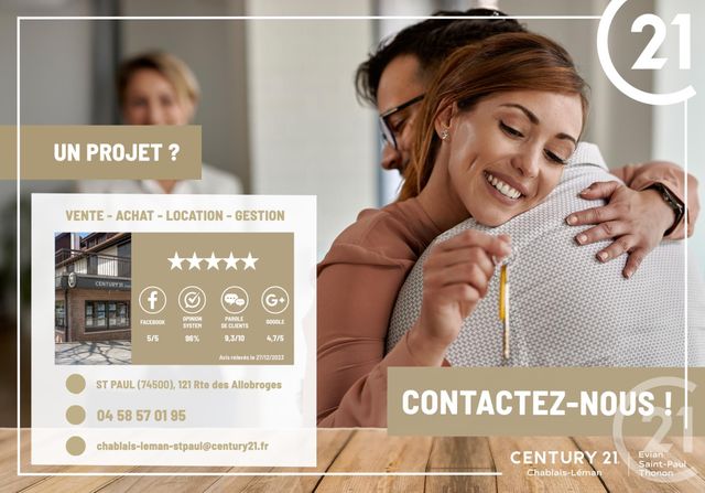 Afficher la photo en grand Appartement F2 à vendre - 4 pièces - 89,80 m2 - Chevenoz - 74 - RHONE-ALPES